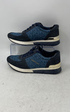 Load image into Gallery viewer, Michael Kors Womens Allie SG18L Blue Round Toe Lace-Up Sneaker Shoes Size 7.5M
