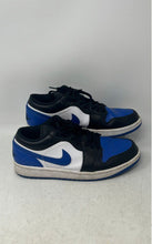 Load image into Gallery viewer, Nike Mens Air Jordan 1 Low 553558-140 Blue White Black Sneakers Shoes Size 8
