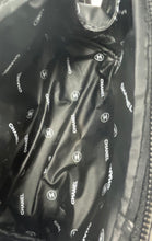 Load image into Gallery viewer, Chanel Beauty Womens Black Zip Top Lined Cosmetic Makeup Bag Worn
