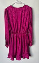 Load image into Gallery viewer, Michael Kors Womens Pink Snake Print Surplice Neck Fit &amp; Flare Dress Size XS
