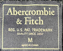 Load image into Gallery viewer, Abercrombie &amp; Fitch Womens Blue Ribbed Knit Long Sleeve Pullover Sweater Size M
