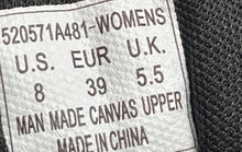 Load image into Gallery viewer, Levi's Womens 520571A481 Black Round Toe High Top Lace-Up Sneaker Shoes Size 8
