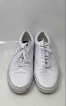 Load image into Gallery viewer, Vans Mens Old Skool White Leather Low Top Lace-Up Sneaker Shoes Size 13
