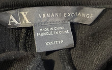 Load image into Gallery viewer, Armani Exchange Womens Black Sleeveless Pullover Tank Top Size XXS
