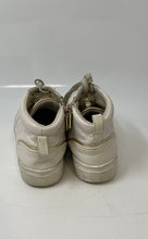 Load image into Gallery viewer, Michael Kors Kids White Gold Leather Lace-Up Sneakers Shoes Size 13
