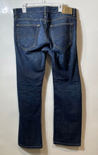 Load image into Gallery viewer, Armani Exchange Mens Blue Dark Wash Classic 5-Pocket Design Bootcut Jeans Sz 34L
