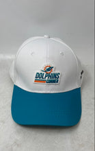 Load image into Gallery viewer, NFL Mens White Green Cotton Miami Dolphins Football Adjustable Snapback Cap
