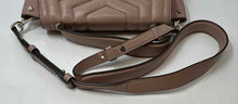 Load image into Gallery viewer, Michael Kors Womens Whitney Beige Leather Detachable Strap Quilted Satchel Bag
