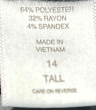 Load image into Gallery viewer, New York &amp; Company Womens Black Flat Front Pockets Dress Pants Size 14T

