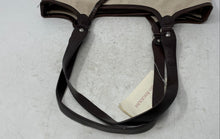Load image into Gallery viewer, Enzo Angiolini Womens Beige Brown Pockets Double Strap Shoulder Bag With Tags
