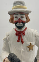 Load image into Gallery viewer, Flambro Emmett Kelly Jr The Vigilante Clown Sheriff Collectible Figurine

