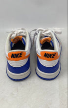 Load image into Gallery viewer, Nike Boys Dunk Low FN7783-400 White Blue Orange Sneaker Shoes Size 3.5Y
