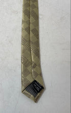 Load image into Gallery viewer, Valerio Garati Mens Gold-Tone Check Adjustable Formal Pointed Tie One Size

