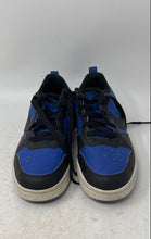 Load image into Gallery viewer, Nike Boys Court Borough Low Recraft HM6293-480 Blue Black Tennis Shoes Size 5Y

