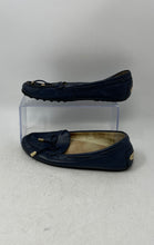 Load image into Gallery viewer, Michael Kors Womens Amber ME15F Blue Leather Slip-On Loafers Shoes Size 6.5
