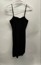 Load image into Gallery viewer, Forever 21 Womens Black Spaghetti Strap Square Neck Bodycon Dress Size Small
