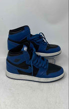 Load image into Gallery viewer, Nike Kids Air Jordan 1 Retro High OG Blue Black Lace-Up Sneaker Shoes Size 7Y
