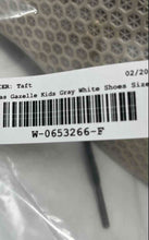 Load image into Gallery viewer, Adidas Unisex Kids Gazelle BB2503 Gray White Suede Lace-Up Sneaker Shoes Size 4
