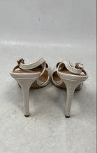 Load image into Gallery viewer, Express Womens Beige Pointed Toe Buckle Stiletto Slingback Heels Size 8

