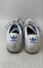 Load image into Gallery viewer, Adidas Womens Samoa White Blue Leather Lace-Up Low Top Sneakers Shoes Size 7
