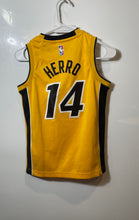Load image into Gallery viewer, Nike Boys Yellow Miami Heat Tyler Herro 14 Basketball-NBA Jersey Size Small
