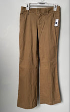 Load image into Gallery viewer, Gap Womens Brown Stretch Hip Slung Fit Wide-Leg Chino Pants Size 0 With Tag
