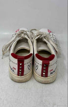 Load image into Gallery viewer, Aldo Womens White Printed Leather Lace-Up Low Top Sneakers Shoes Size 7.5
