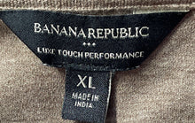 Load image into Gallery viewer, Banana Republic Mens Luxe Touch Performance Brown Cotton Polo Shirt Size XL
