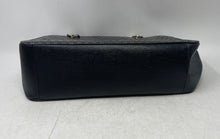 Load image into Gallery viewer, DKNY Womens Black Logo Printed Inner Pockets Double Handle Shoulder Bag
