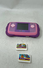 Load image into Gallery viewer, VTech MobiGo Pink &amp; Purple Touch Learning System With 2 Games Not Tested
