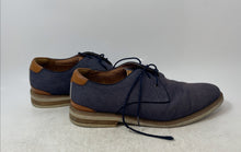 Load image into Gallery viewer, Florsheim Mens Highland Blue Canvas Lace-Up Oxford Dress Shoes Size 10.5W

