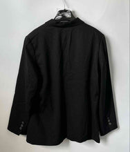 Load image into Gallery viewer, Chico's Womens Black Peak Lapel Single Breasted One-Button Blazer Jacket Size 3
