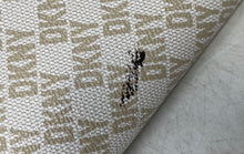 Load image into Gallery viewer, DKNY Womens Ivory Monogram Print Magnetic Shoulder Strap Medium Tote Bag
