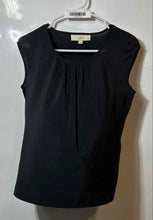 Load image into Gallery viewer, Ann Taylor Loft Womens Black Sleeveless Round Neck Casual Tank Top Size SP
