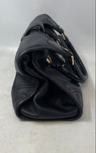 Load image into Gallery viewer, Michael Kors Womens Black Leather Double Handle Bottom Studs Shoulder Handbag
