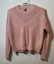 Load image into Gallery viewer, Divided By H&amp;M Womens Pink Knit Long Sleeve Crew Neck Pullover Sweater Size XS

