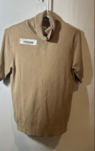 Load image into Gallery viewer, Anne Klein Womens Beige Short Sleeve Turtleneck Pullover Sweater Size Medium

