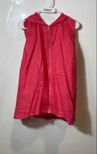 Load image into Gallery viewer, Calvin Klein Womens Coral Sleeveless Hooded Full-Zip Tunic Blouse Top Size 2X
