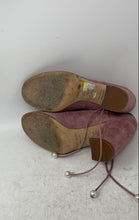 Load image into Gallery viewer, Kate Spade New York Womens Gena Pink Ankle Tie Block Pump Heels Size 6.5M
