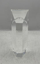 Load image into Gallery viewer, Reed &amp; Barton Crystal Glass Clear Home Decor Prism Desktop Clock Tower Frame

