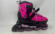 Load image into Gallery viewer, Rollerblade Kids Microblade G Pink Black Lace-Up Adjustable Inline Skates Sz 5-8
