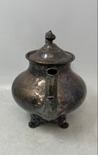 Load image into Gallery viewer, Reed &amp; Barton Regent 5605 Silver-Tone Ornate Handle And Footed Lidded Coffee Pot
