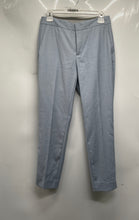 Load image into Gallery viewer, Zara Womens Blue Flat Front Slash Pocket Straight Leg Dress Pants Size 2
