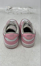 Load image into Gallery viewer, Nike Kids Dunk Low FB9107-125 White Pink Leather Slip-On Sneaker Shoes Size 7C
