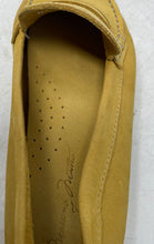Load image into Gallery viewer, Massimo Matteo Womens Khaki Moc Toe Slip-On Penny Loafer Shoes Size 5B
