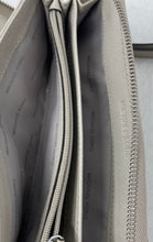 Load image into Gallery viewer, Michael Kors Womens Jet Set Gray Inner Divider ID Window Zip-Around Wallet
