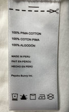 Load image into Gallery viewer, Psycho Bunny Mens White Pima Cotton Short Sleeve Crew Neck Graphic T-Shirt Sz 4
