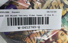 Load image into Gallery viewer, Lot Of 3 Pcs Assorted Microsoft Xbox 360 Mixed Variety Video Games Not Tested
