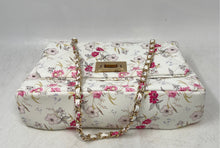 Load image into Gallery viewer, Aldo Womens Multicolor Floral Print Chain Strap Inner Pocket Shoulder Bag
