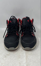 Load image into Gallery viewer, AND1 Boys Black Red Round Toe Lace-Up High Top Basketball Shoes Size 6
